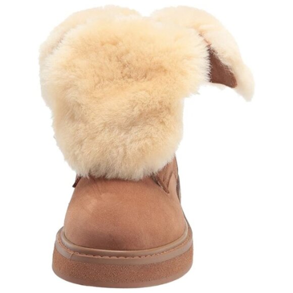 Women Aerosoles Women\'s Scoccia Fashion Boot Size 6M TAN SUEDE 856